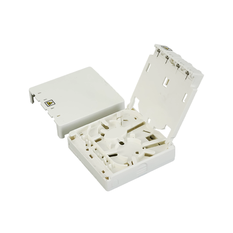 Placa frontal de fibra óptica SC/DLC de cuatro puertos