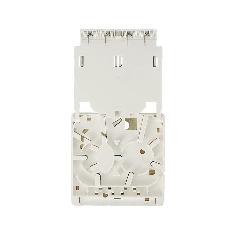 Placa frontal de fibra óptica SC/DLC de cuatro puertos