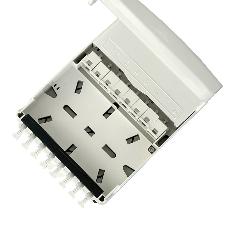 Caja de distribución de fibra óptica SC de 8 núcleos (caja de pasillo)