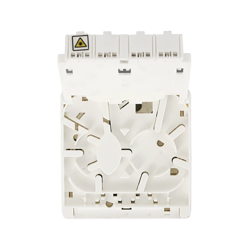 Placa frontal de fibra óptica SC/DLC de cuatro puertos
