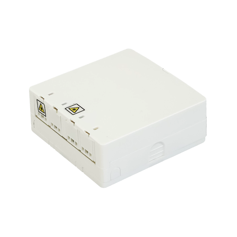 Placa frontal de fibra óptica SC/DLC de cuatro puertos