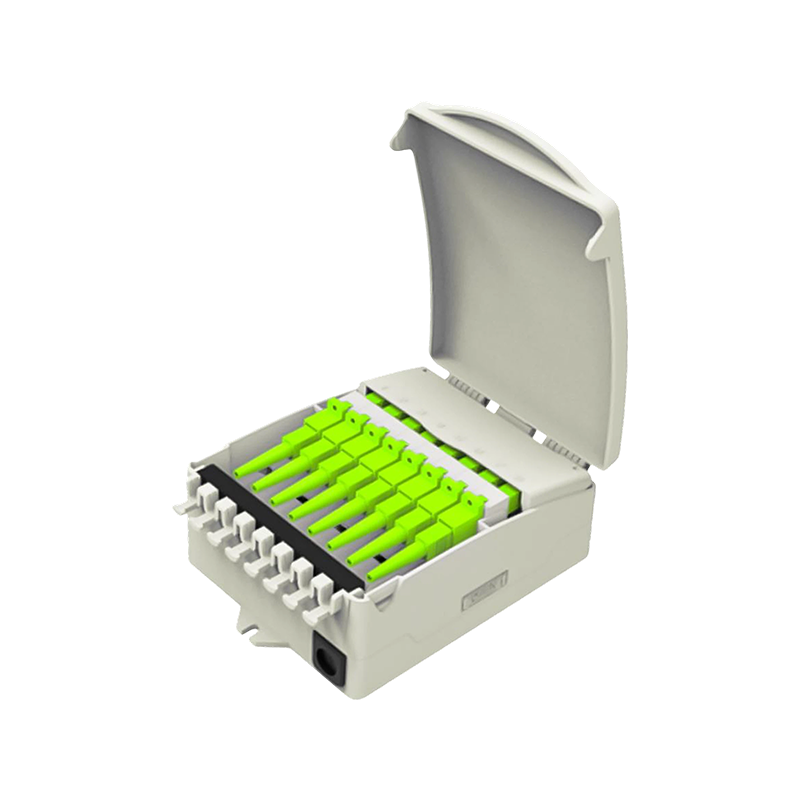 Caja de distribución de fibra óptica SC de 8 núcleos (caja de pasillo)