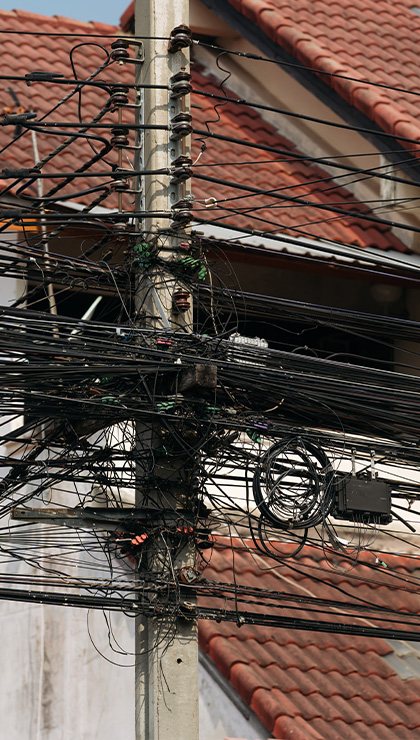 Renovación de fibra hasta el hogar para complejos residenciales antiguos