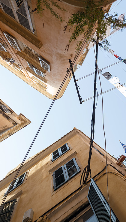 Cobertura de red de fibra para pueblos urbanos